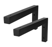 DBREAKS 2Pcs Escuadras para Estanterías Ángulo, Soporte de Pared para Lavabo, Escuadra de Carga Pesada, apoyo estable, para Lavabo y Estante de Pared, Subestructura de lavabo, 350x150 mm