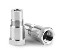 DBREAKS 2Pcs Extensor de Sensor de Oxígeno, Adaptador Espaciador de Sensor de Oxígeno, Adaptador Eliminador de luz de Comprobación del Motor, Oxigeno Sensor Extender para Exhaust System