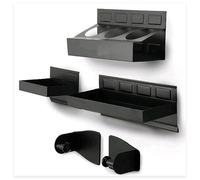 DBREAKS 4 Juego de Bandejas Magnéticas, Estantes magnéticos, Bandeja, Soporte para Toallas de Papel, para Caja de Herramientas, Negro