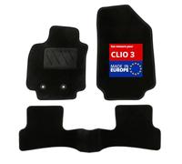 DBS 01763304 Alfombrilla Alfombra negro Compatible con RENAULT Clio 3 Hatchback BR0/1, CR0/1