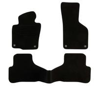 DBS 01763683 Alfombrilla Alfombra negro Compatible con VW Passat B7 Variant 365 Passat B6 Variant 3C5 Passat B6 Sedán 3C2 Passat B7 Sedán 362 Passat B7 Alltrack 365
