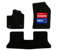DBS 01765710 Alfombrilla Alfombra negro Compatible con DACIA Dokker Familiar KE DOKKER Express