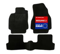 DBS 1763188 Alfombrillas de coche - A medida - Alfombrillas para coche - 3 uds. - Antideslizante - Moqueta en negro 900 g/m² - Aspecto terciopelo - Modelo Star