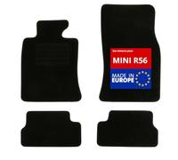 DBS 1763960 Alfombrillas de coche - A medida - Alfombrillas para coche - 4 uds. - Antideslizante - Moqueta en negro 900 g/m² - Aspecto terciopelo - Modelo Star