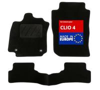 DBS 1764292 Alfombrillas de coche - A medida - Alfombrillas para coche - 3 uds. - Antideslizante - Moqueta en negro 900 g/m² - Aspecto terciopelo - Modelo Star