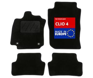 DBS 1765679 Alfombrillas de coche - A medida - Alfombrillas para coche - 4 uds. - Moqueta en negro 600 g/m² - Modelo One