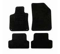 DBS 1765682 Alfombrillas de coche - A medida - Alfombrillas para coche - 4 uds. - Moqueta en negro 600 g/m² - Modelo One