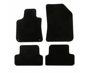 DBS 1765682 Alfombrillas de coche - A medida - Alfombrillas para coche - 4 uds. - Moqueta en negro 600 g/m² - Modelo One