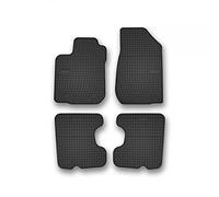 DBS 1765878 Alfombrillas de coche de goma - A medida - Alfombrillas para coche - 4 uds. - Goma de gran calidad - Inodora - Antideslizante - contorno elevado