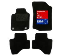 DBS 1766277 - Alfombra de Suelo para Coche, 4 Piezas, alfombras, Negro, 600 g/m², Gama One-1766277