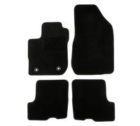 DBS - Alfombra de Coche a Medida para Sandero/Stepway (2018-2020) - Alfombra de Suelo para automóviles - Alfombra Galaxy - 4 Piezas, Color Negro