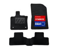 DBS - Alfombra de Suelo para Coche, a Medida, Adecuada para tu Renault SYMBIOZ (a Partir del 08/2024) Antideslizante: Clips de fijación y autogrip - 3 Piezas: protección de la Cubierta Trasera