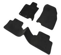DBS Luxe 1764116 - Alfombrillas para coche - A medida - Antideslizante - Moqueta en Negro 1000 g/m² - Aspecto Terciopelo - 3 uds