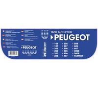 DBS Alfombrilla a medida para PEUGEOT: 207, 106, Partner, 107, 5008, 3008, Ranch, 208, 307, 205, 308, 508, 306, 605, 406, 405, 607 (Ref: 01765775)