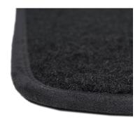 DBS 1764292 Alfombrillas de coche - A medida - Alfombrillas para coche - 3 uds. - Antideslizante - Moqueta en negro 900 g/m² - Aspecto terciopelo - Modelo Star