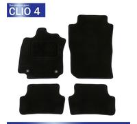DBS 1765679 Alfombrillas de coche - A medida - Alfombrillas para coche - 4 uds. - Moqueta en negro 600 g/m² - Modelo One