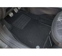 DBS 1763183 Alfombrillas de coche - A medida - Alfombrillas para coche - 3 uds. - Antideslizante - Moqueta en negro 900 g/m² - Aspecto terciopelo - Modelo Star
