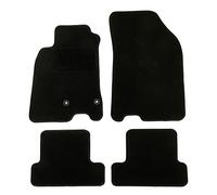 DBS - Alfombrillas - A Medida para Megane 3 - con Clips - Alfombrillas Antideslizantes para Coche - 4 Piezas