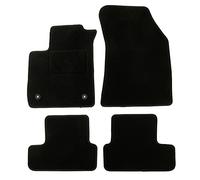 DBS - Alfombrillas - A Medida para Megane 4 - con Clips - Alfombrillas Antideslizantes para Coche - 4 Piezas