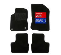 DBS Alfombrillas de Coche - A Medida - Alfombrillas para Coche - 4 uds. - Moqueta en Negro 600 g/m² - Modelo One - 1765725, Estándar