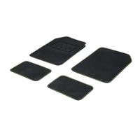 DBS - Alfombrillas de Coche/Automóvil - 4 Unidades : Delanteras + Traseras - Universales - Verde - Antideslizantes, Estándar
