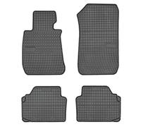 DBS Alfombrillas de Coche de Goma - A Medida - Alfombrillas para Coche - 4 uds. - Goma Inodora - Antideslizante - Contorno Elevado - 1765865, Negro