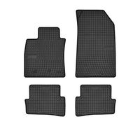 DBS Alfombrillas de Coche de Goma - A Medida - Alfombrillas para Coche - 4 uds. - Goma Inodora - Antideslizante - Contorno Elevado - 1765915, Negro