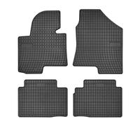 DBS Alfombrillas de Coche de Goma - A Medida - Alfombrillas para Coche - 4 uds. - Goma Inodora - Antideslizante - Contorno Elevado - 1765887, Negro