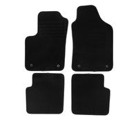 DBS - Alfombrillas para Coche - A Medida para 500 - con Clips - Alfombrillas Antideslizantes para Coche - 4 Piezas