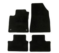 DBS - Alfombrillas para Coche - A Medida para Clio 5 - con Clips - Alfombrillas Antideslizantes para Coche - 4 Piezas