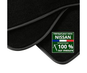 DBS Luxe 1764116 - Alfombrillas para coche - A medida - Antideslizante - Moqueta en Negro 1000 g/m² - Aspecto Terciopelo - 3 uds