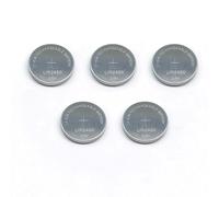 DBTLAP 5pcs/Pack 3.6V LIR2450 Rechargeable Batteries 120mAh 500 Times Recycling Lithium Coin Cell Button batería Replaced CR2450