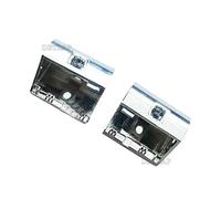 DBTLAP Compatible para Toshiba Tecra R840 R850 R950 R940 Right + Left Bisagras Cubrir Cap Silver