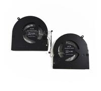 DBTLAP CPU + GPU Ventilador refrigeración Compatible para Razer RZ09-0238 RZ09-02385E92 RZ09-02386E91 RZ09-02386E52-R3U1 R3B1 RZ09-0288 RZ09-0301 DFS2004051POT FKRD DFS561405PLOT FKRF Ventilador