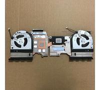 DBTLAP CPU GPU Ventilador refrigeración para Lenovo LOQ 15AHP9 15ARP9 2024 83DX 83JC B8509ASHNF2301TN B8509ASHSF2301TN 5H40S21052 5H40S21053 5H40S21054 5V 1A Heatsink