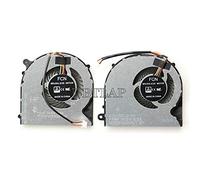 DBTLAP Ordenador portátil CPU + GPU enfriamiento Ventilador para Hasee T6-X5 Z7M-KP7SC Z7M-KP5SC DFS501105PR0T-FKMF 6-31-N85J2-100 DFS551205WQ0T-FKLF 6-31-N75W2-101 4pin