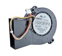 DBTLAP Ventilador Compatible para E1033X12BYAP-26 9733 12V 1.20A 4 Volume 4pin Centrifugal cturbo soplador entrífugo Ventilador