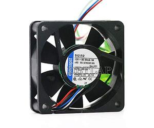 DBTLAP Ventilador Compatible para EBMPAPST 5015 5CM 12V 85mA 1.0W 512 F/2 3 Pin Enfriamiento Ventilador