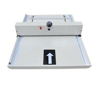 DBXMJWCMDT Máquina plegadora Manual plegadora Ajustable para Tarjetas de Papel con Regla de posicionamiento Bilateral Profundidad de Plegado de 0,4 mm para Documentos, Tarjetas 46cm/18in