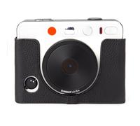 DBZZ Sofort2 - Funda protectora de piel auténtica hecha a mano para Laica Sofort2 (negro)