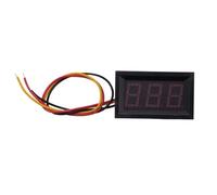 DC 0-99.9V Display 3 hilos LED Digital Panel voltímetro voltaje Voltímetro Motor Car - VERDE