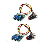 DC 1.8-15V 2A Mini PWM Controlador de velocidad del motor 1.8V 3V 5V 6V 7.2V 12V 30W Interruptor de actuador ajustable del motor de bajo voltaje con control de velocidad