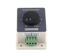DC 10-60V 20A Control de velocidad del motor, Controlador PWM Regulador de velocidad Interruptores rotativos variables sin escalones, Controlador de velocidad variable impermeable Shell