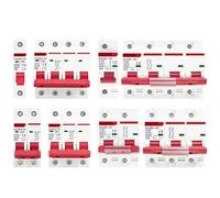 DC 1000V 1P 2P 3P 4P Solar Mini Circuit Breaker Overload Protection Switch6A~63A/80A 100A 125A MCB for Photovoltaic PV System(2P,20A)