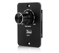 DC 12-24V LED Dimmer PWM Dimmschalter WIYETY para Wohnmobil, Boot, LKW, Caravan, Anhänger, einfarbige LED Streifen mit USB-Schnellladen QC 3.0, 5A 3 Draht