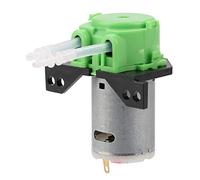 DC 12 V/24 V Bomba de dosificación peristáltica Cabeza de Tubo peristáltico DIY para análisis químico de Laboratorio de Acuario (Verde 12 V, 2 x 4)