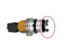 DC 12 V 24 V generador diésel válvula solenoide de parada del motor interruptor de combustible para extracción electrónica de llama, interruptor de corte de combustible, piezas de grupo electrógeno
