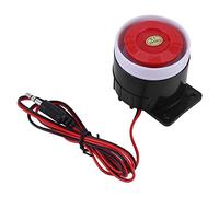 DC 12 V Mini Sirena por Cable de Alarma de Sonido de Seguridad para el hogar Kit de Alerta de bocina de 110dB Interior al Aire Libre con Voz Alta