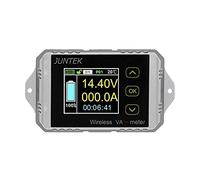 DC 120V 100A 200A 300A Wireless Ammeter Voltage KWh Watt Meter Car Battery Coulometer Capacity Tester Power Monitoring(DC120V 100A)