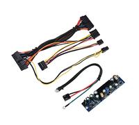 DC 12V 120W Power Supply Module, Industrial PC PSU with 24Pin ATX Cable and DC Input Cable, High Efficiency 90%, for Mini PCs HTPC POS Set - Top Boxes ITX Servers